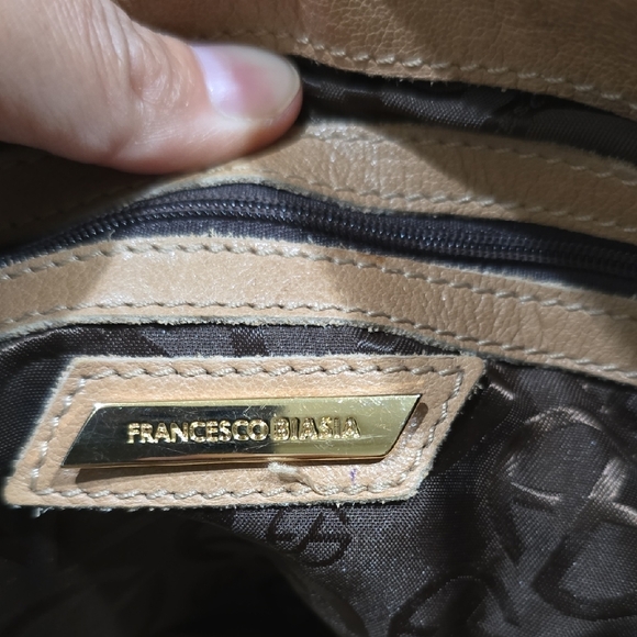 🌾Francesco Biasia Tan Leather Satchel - Picture 3 of 16